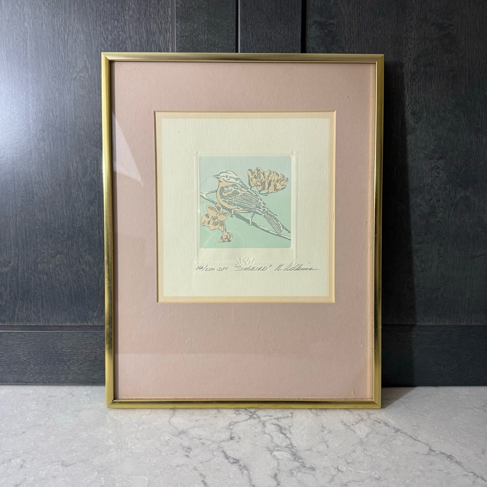 Vintage Roberta Adkins Songbird Limited Edition Signed and Numbered 266 with COA